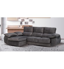 Sofá chaiselongue  black con arcon