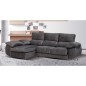 Sofá chaiselongue  black con arcon