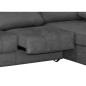 Sofá chaiselongue  black con arcon