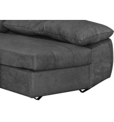 Sofá chaiselongue  black con arcon