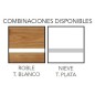 Dormitorio completo Puzzle 14 roble ya montado