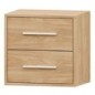 Dormitorio completo Puzzle 18 roble blanco ya montado