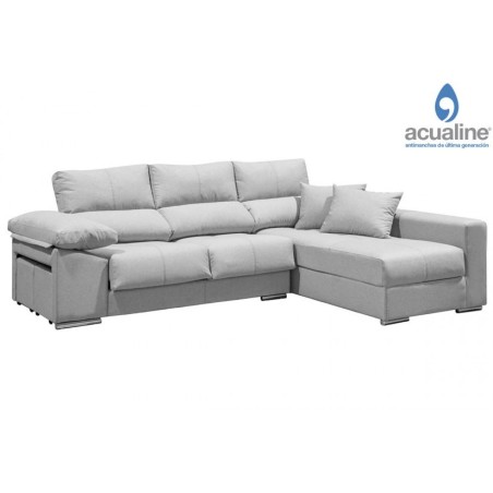 Sofá chaiselongue derecha copi gris