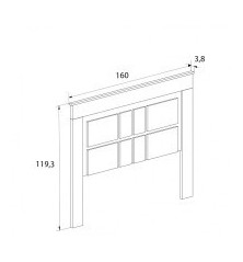 Dormitorio  chellen ambiente 01 color cambrian blanco