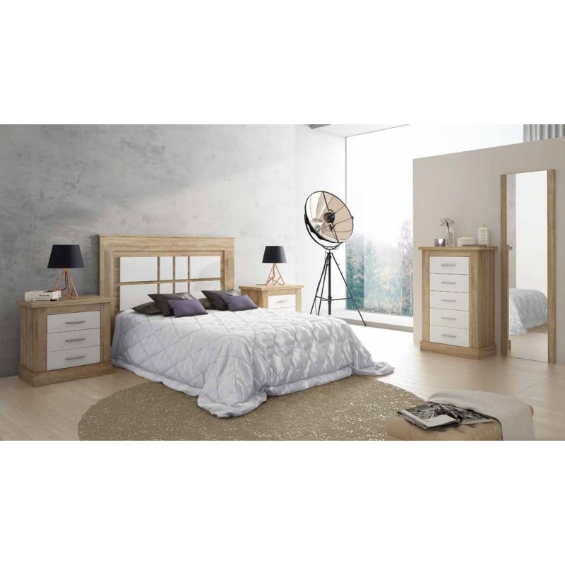 Dormitorio  chellen ambiente 01 color cambrian blanco