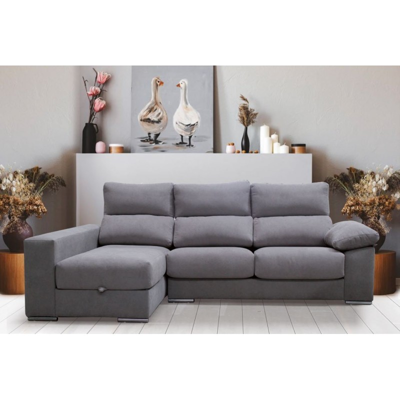 Chaiselongue modelo Paris derechas con arcon (oferta ) 235cm