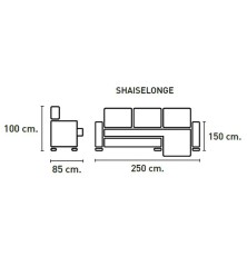 Chaiselongue derechas  modelo ruben  oferta