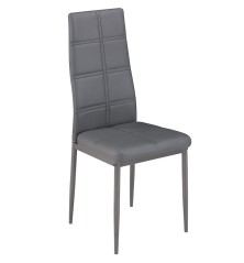 Silla tapizada modelo Axiss color gris