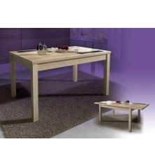 MESA DE COMEDOR EXTENSIBLE CRISTAL LARA