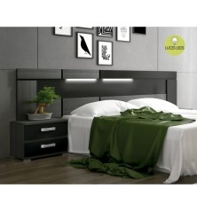 CABECERO DE DORMITORIO CON LEDS Y 2 MESITAS MODELO RAMBLA Dormitorios de matrimonio 164,00 € 135,54 €