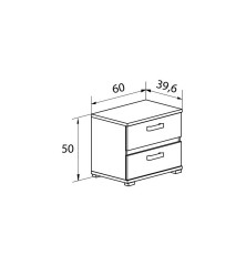 CABECERO DE DORMITORIO CON LEDS Y 2 MESITAS MODELO RAMBLA Dormitorios de matrimonio 164,00 € 135,54 €