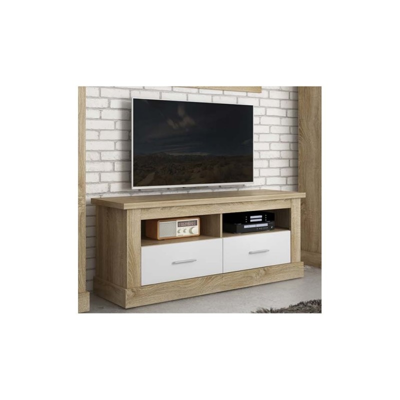 Mueble Bajo TV Con 2 Cajones 135cm Chellén