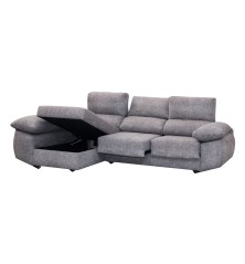 Sofá chaiselongue  black con arcon