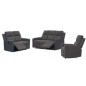 Sofas Eneko relax manual 3 Plazas ,2 Plazas ,1Plazas  Gris y Marron chocolate